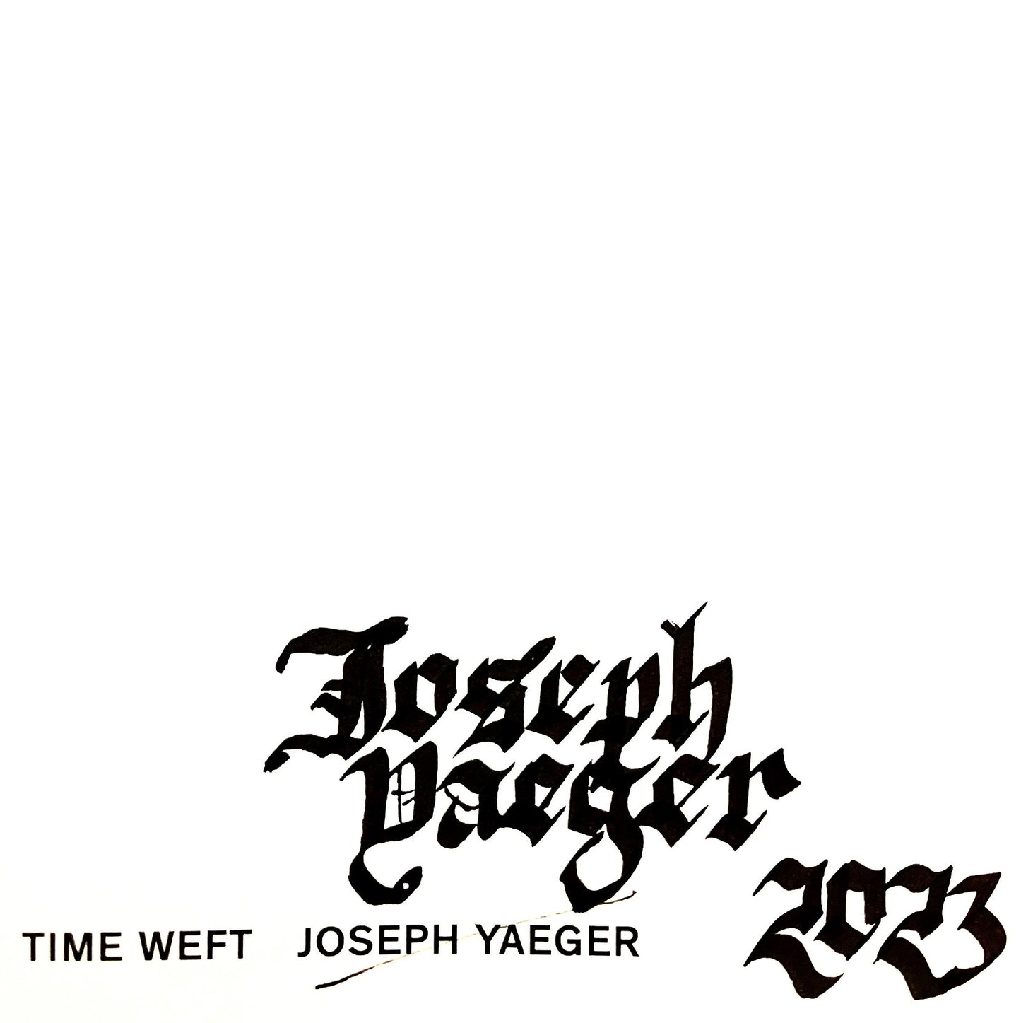 Joseph Yaeger: Time Weft